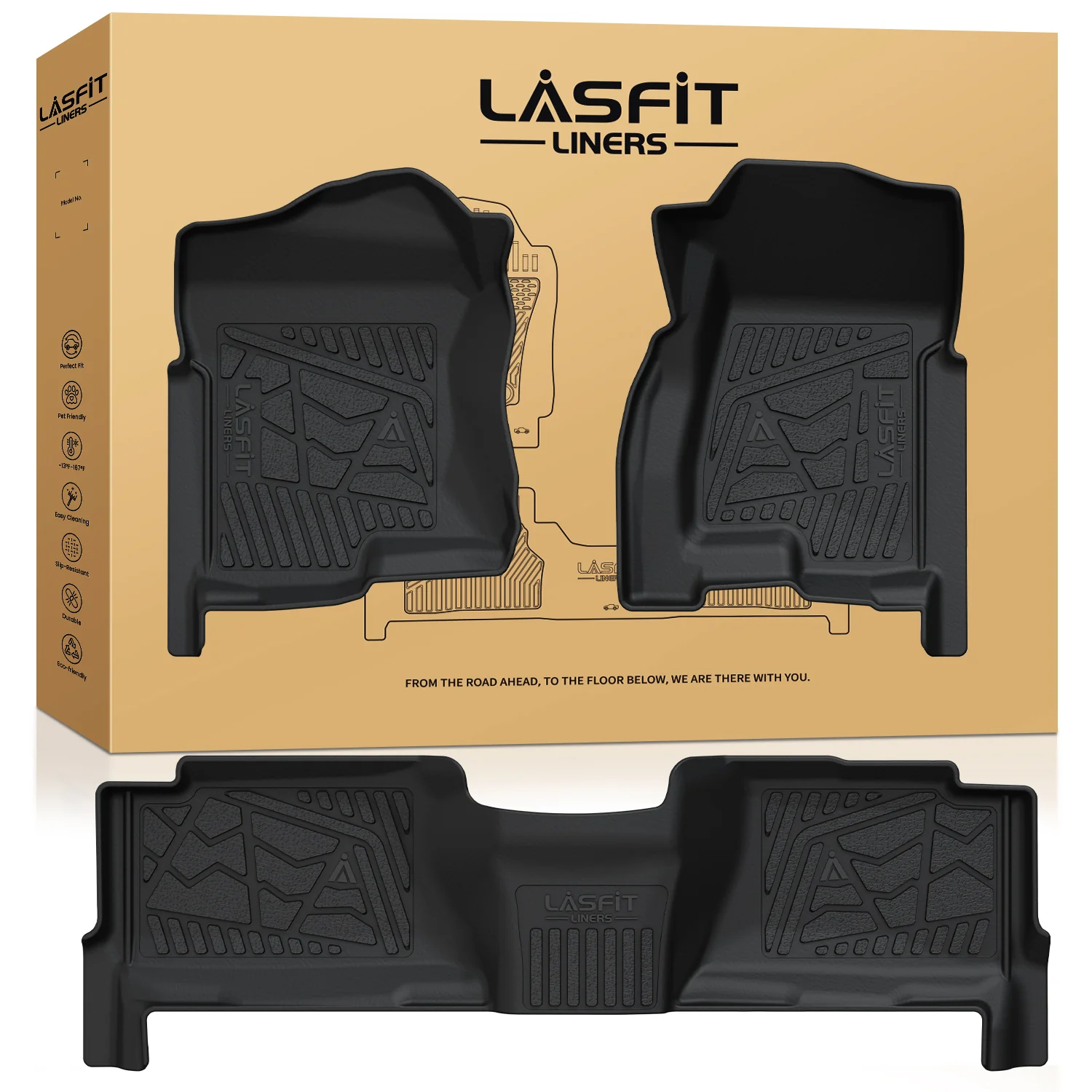 Fit for 1999-2006 GMC Sierra 1500 Floor Mats, Fit Without 4*4 Shifter Only - Image 10