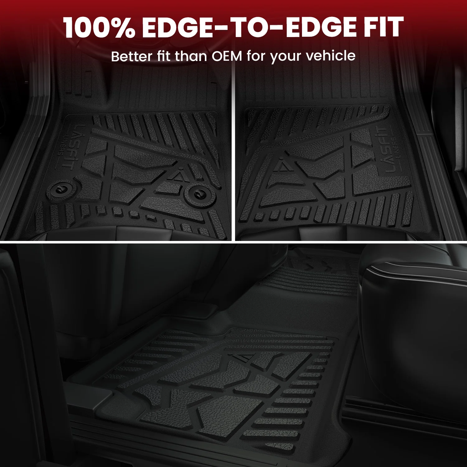 Fit for 1999-2006 GMC Sierra 1500 Floor Mats, Fit Without 4*4 Shifter Only - Image 14