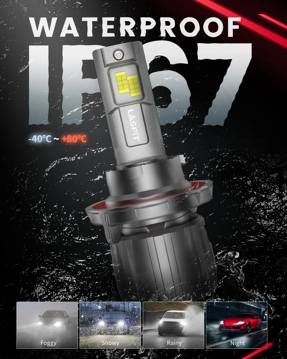 Fit for 2020-2025 Jeep Gladiator The Brightest LED Bulbs Upgrade | Tested and Verified - Image 9