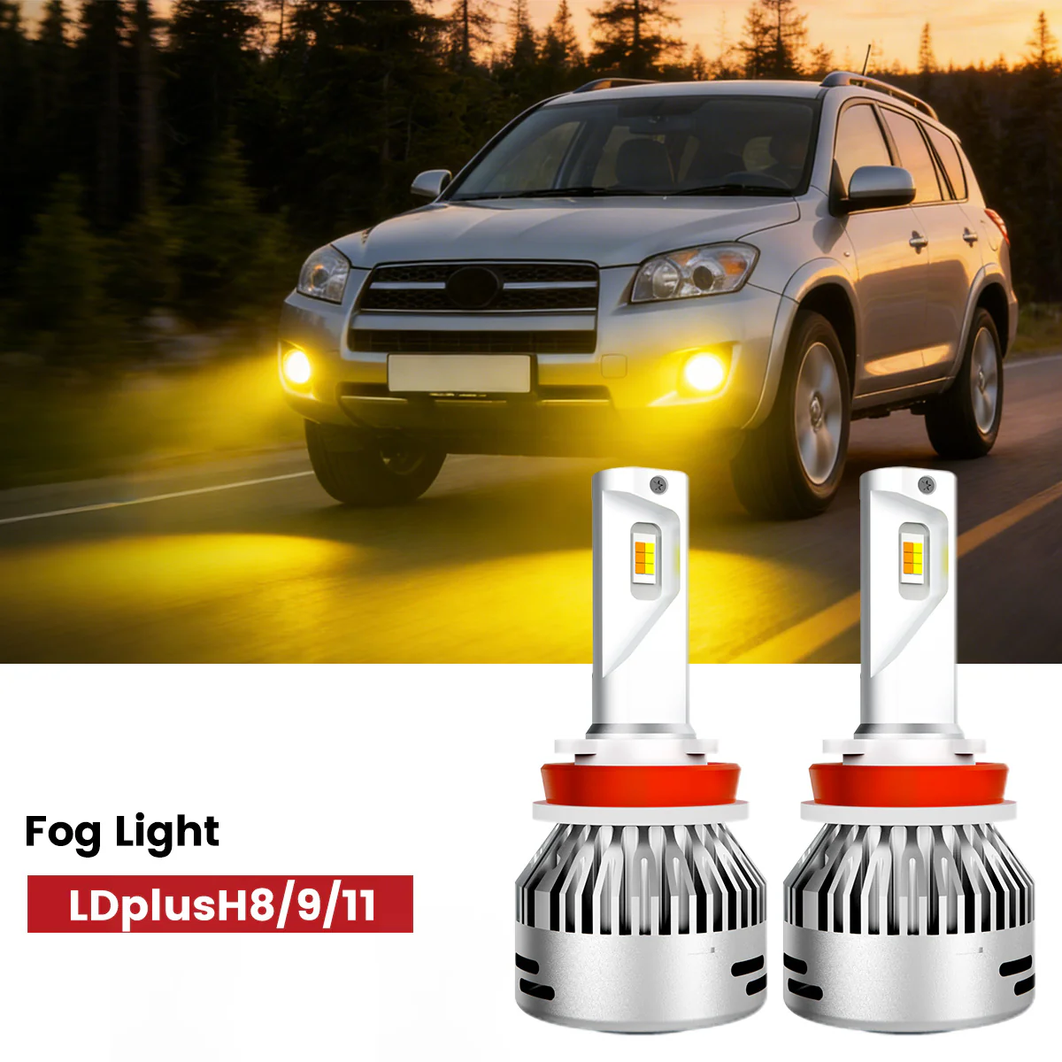 Fit for 2006-2012 Toyota RAV4 LED Bulbs 9006 9005 Interior Light Bulbs Upgrade - Image 4