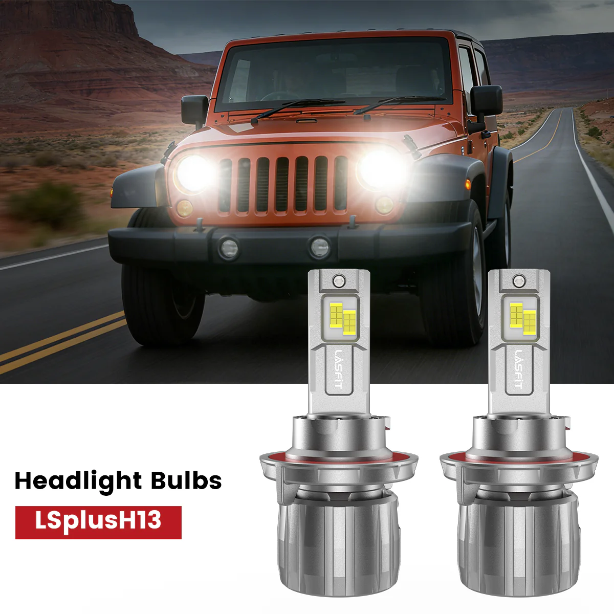 Fit for 2007-2009 Jeep Wrangler The Brightest LED Bulbs Upgrade - Image 8