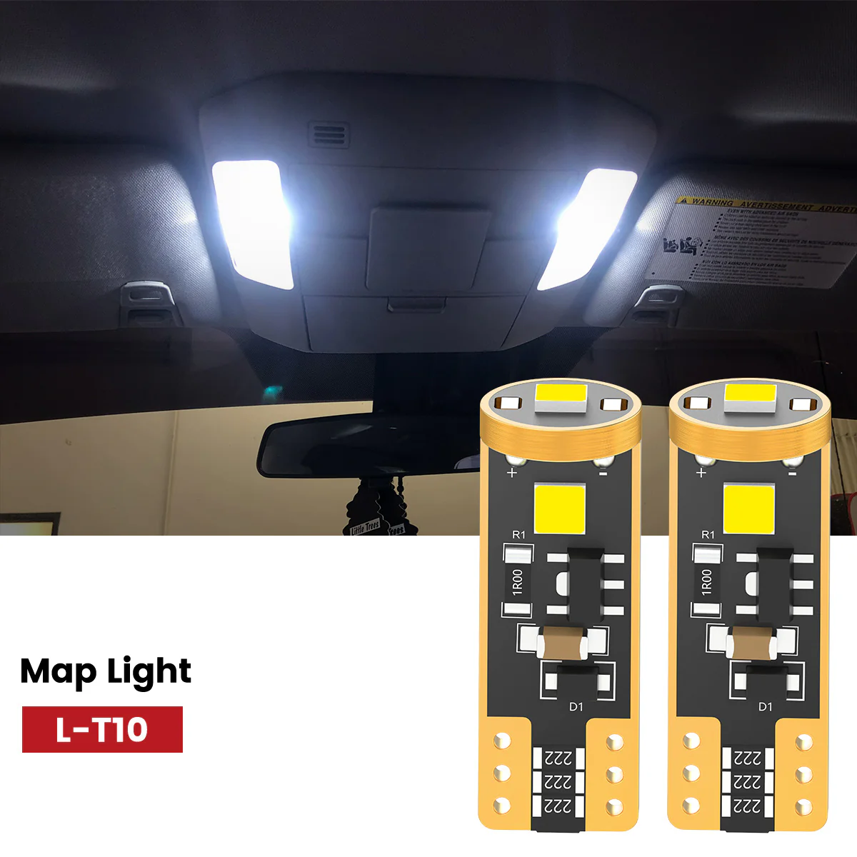 Fit for 2007-2013 Toyota Tundra LED Bulbs H11 9005 Exterior Interior Lights - Image 37