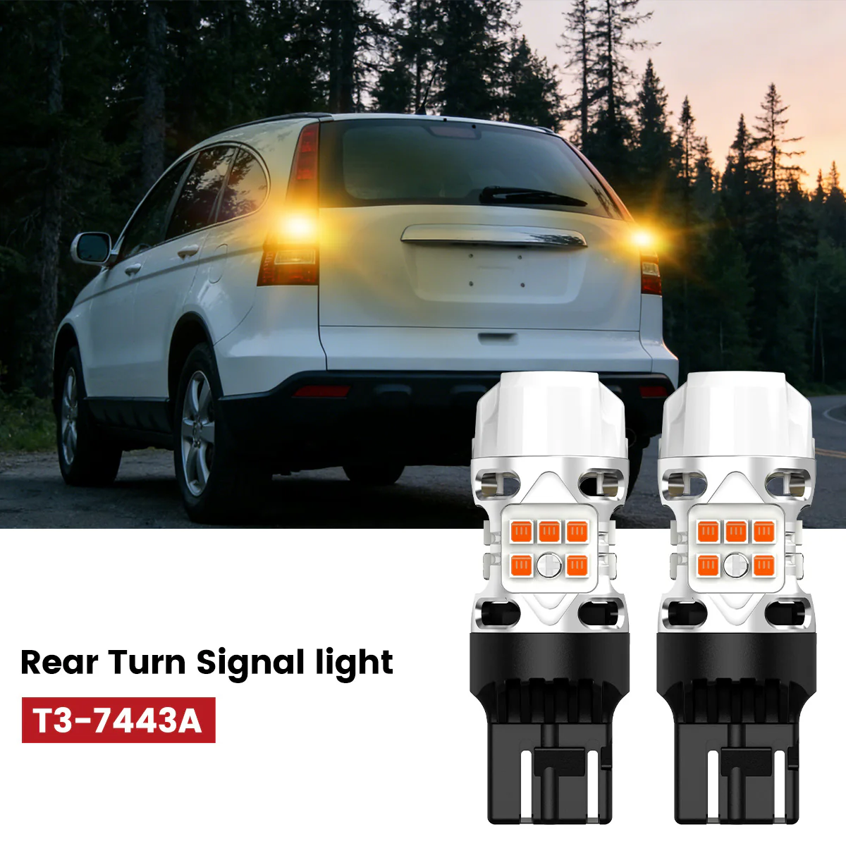 Fit for 2007-2014 Honda CR-V LED Bulbs H4 Exterior Interior Bulbs Plug n Play - Image 22