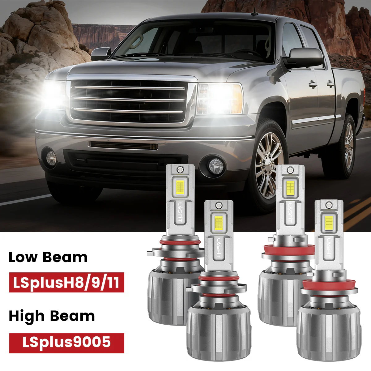 Fit for 2007-2013 GMC Sierra 1500 The Brightest LED Bulbs Upgrade | Tested and Verified - Image 56