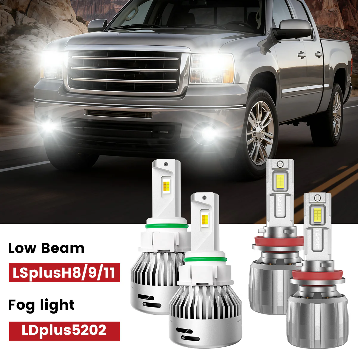Fit for 2007-2013 GMC Sierra 1500 The Brightest LED Bulbs Upgrade | Tested and Verified - Image 60