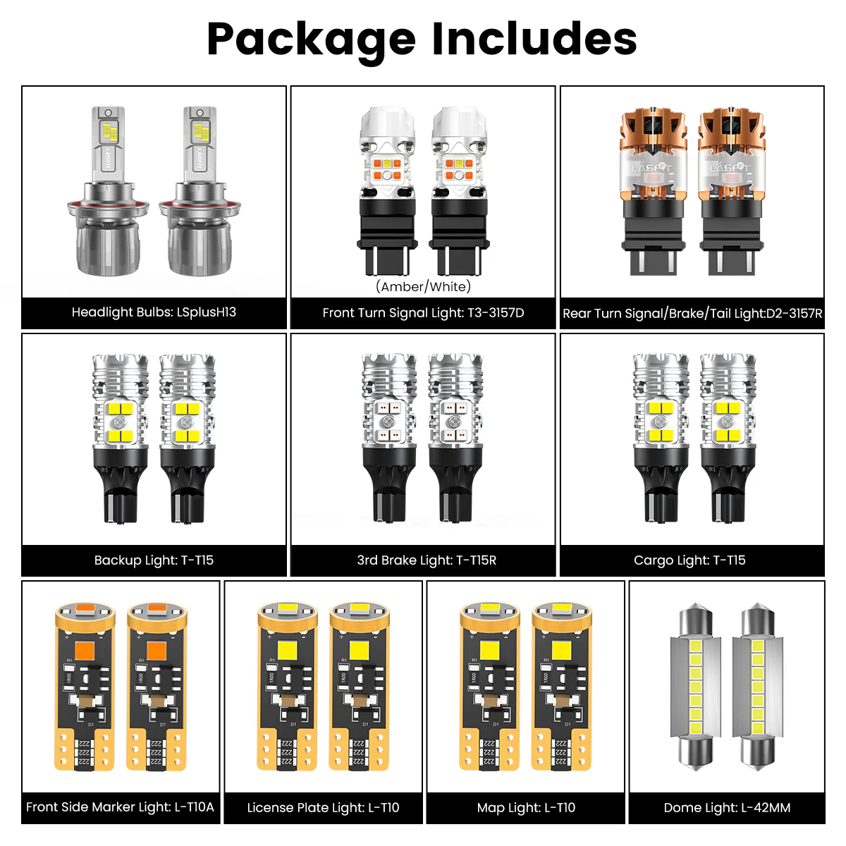 Fit for 2008-2016 Ford F-450 F-550 Super Duty The Brightest LED Bulbs Upgrade - Image 6