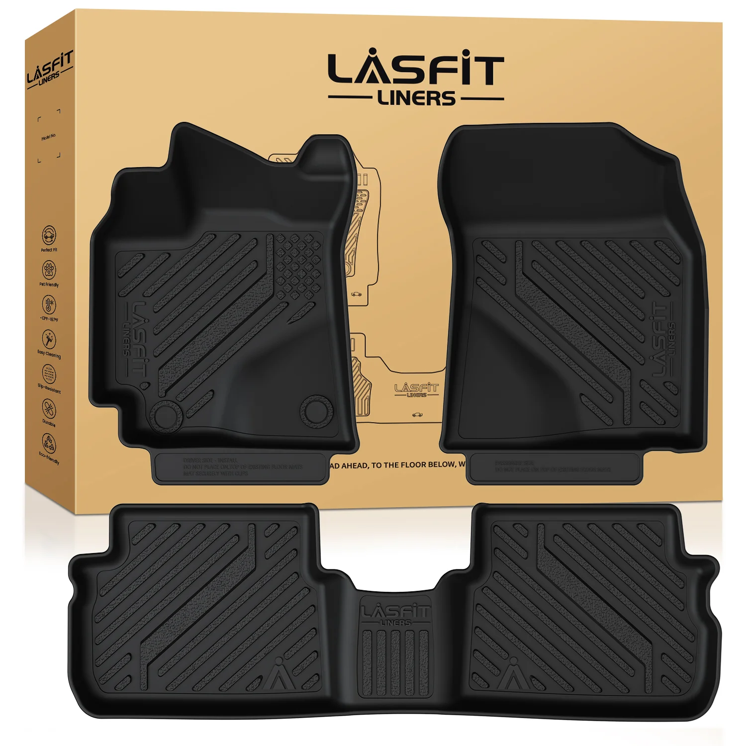 Fit for 2009-2013 Toyota Matrix Floor Mats, Fit Automatic Transmission Only - Image 9