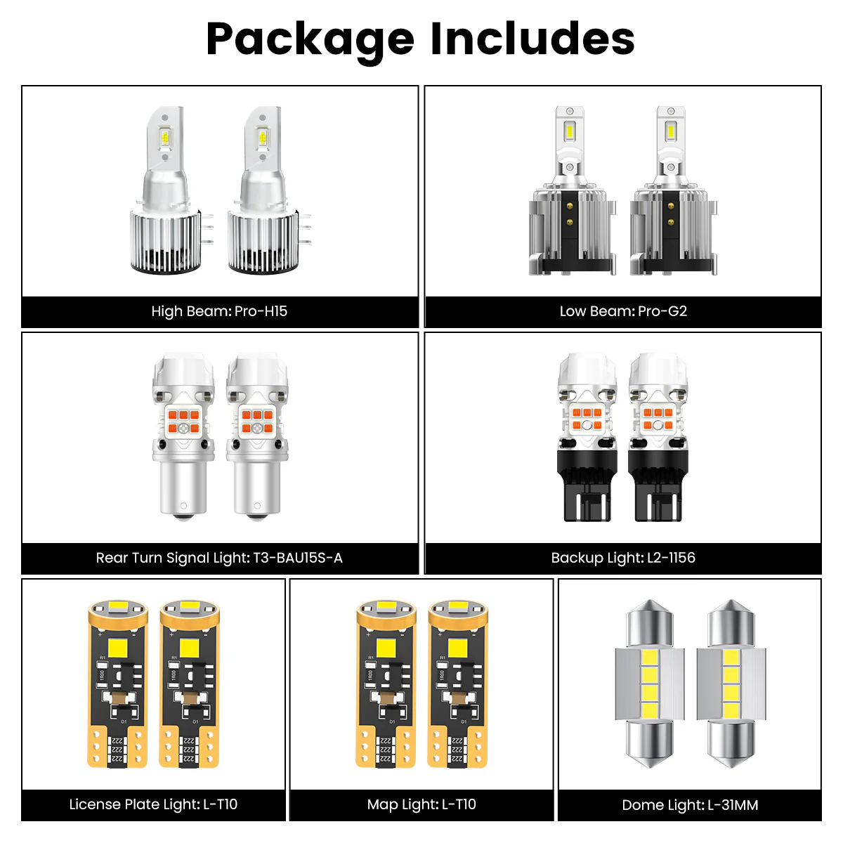 Fit for 2011-2014 Volkswagen Jetta Custom LED Bulbs Exterior Interior Light Plug n Play - Image 2
