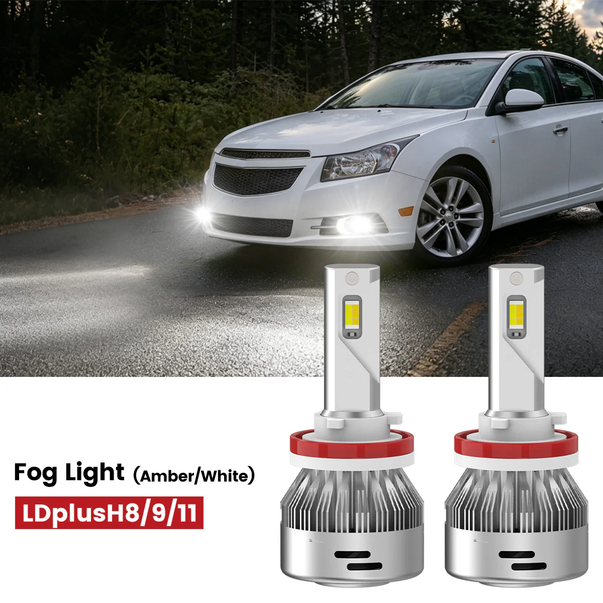 Fit for 2011-2015 Chevrolet Cruze H13 LED Bulbs Exterior Interior Lights - Image 10