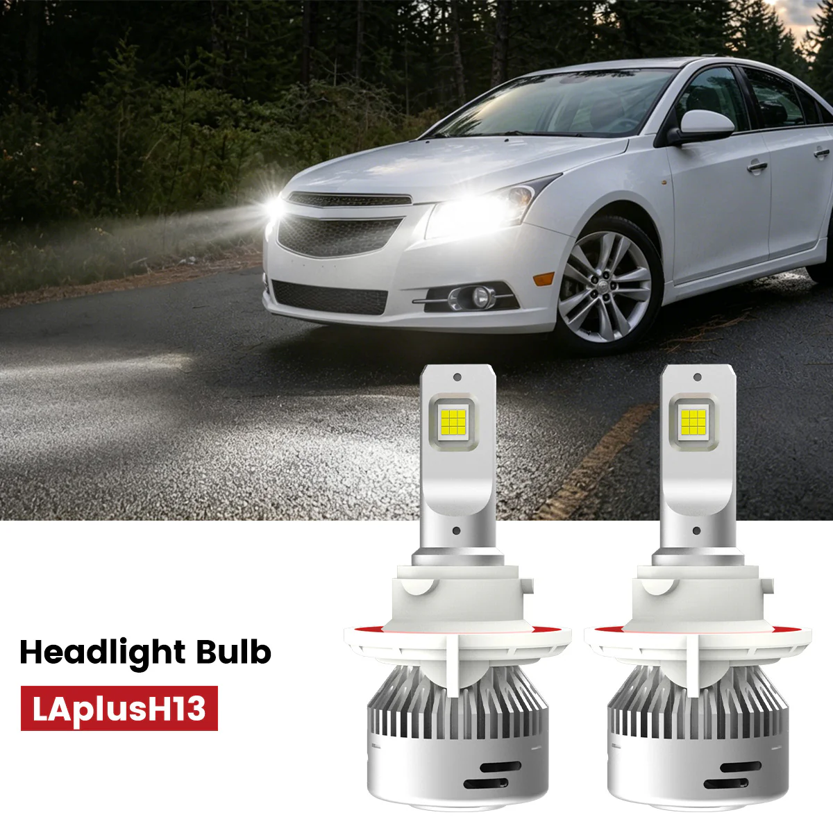 Fit for 2011-2015 Chevrolet Cruze H13 LED Bulbs Exterior Interior Lights - Image 5