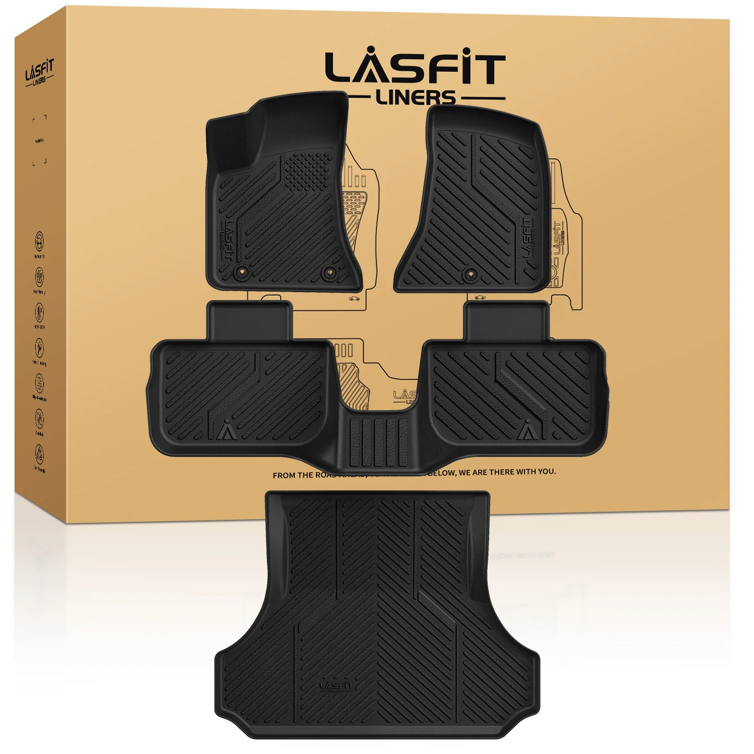 Fit for 2011-2023 Chrysler 300 Floor Mats or Cargo Mat(Cargo Without Subwoofer) - Image 16
