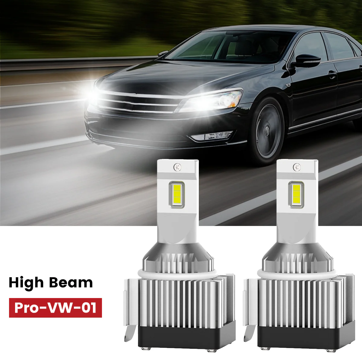 Fit for 2012-2015 Volkswagen Passat Custom H7 LED Bulbs Upgrade | Tested and Verified - Image 9