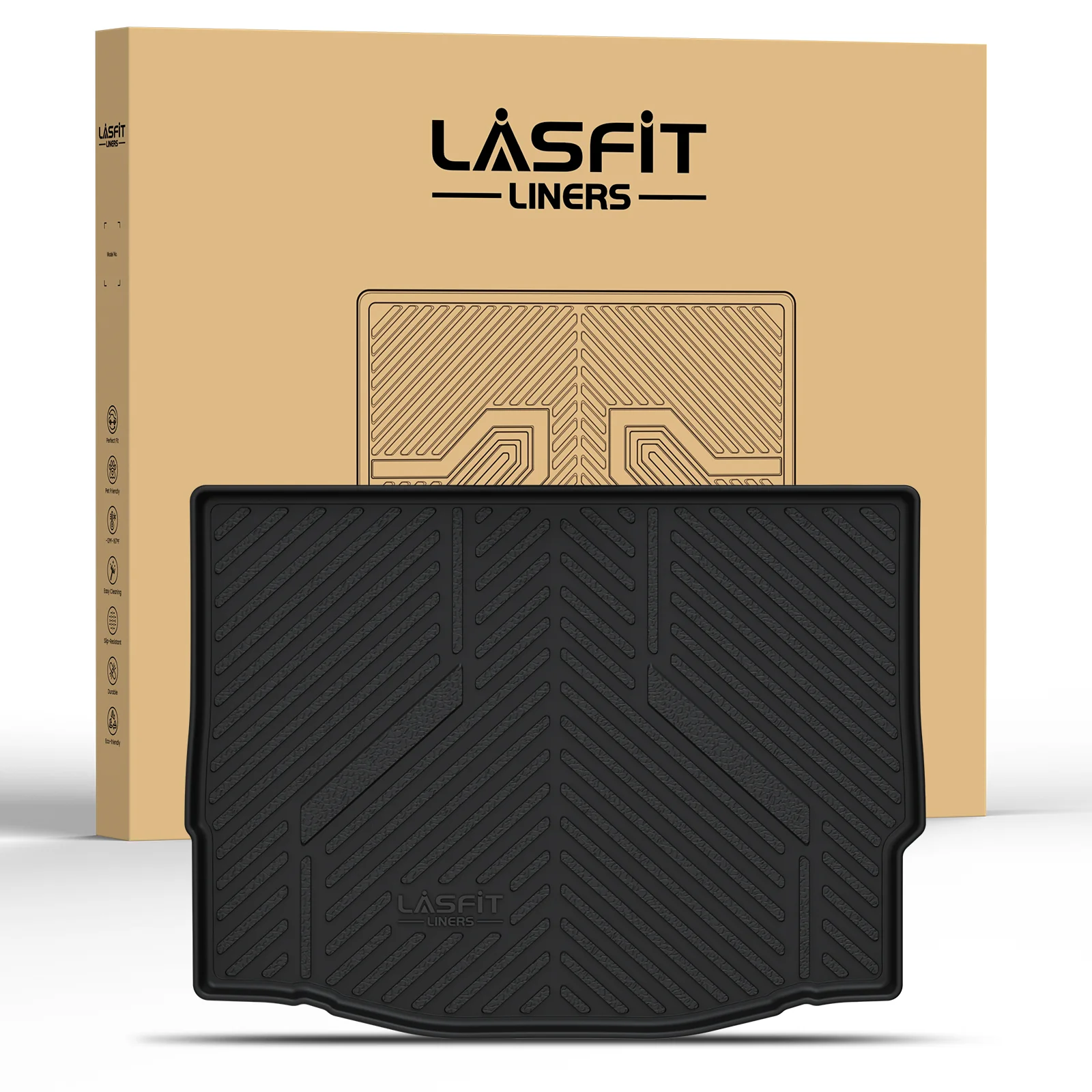 Fit for 2012-2018 Ford Focus All-weather Floor Mats or Cargo Mat, Only Fit Gasoline, Fit Without Subwoofer - Image 17