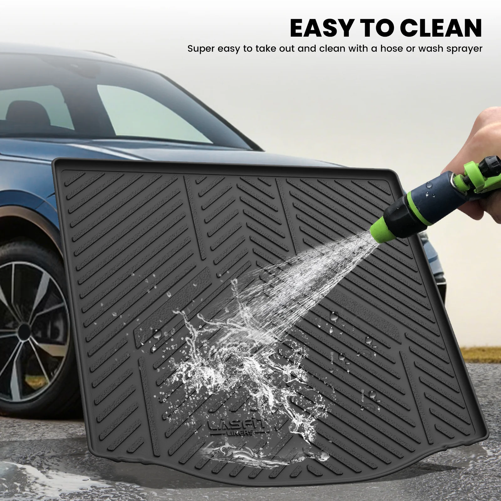 Fit for 2012-2018 Ford Focus All-weather Floor Mats or Cargo Mat, Only Fit Gasoline, Fit Without Subwoofer - Image 22