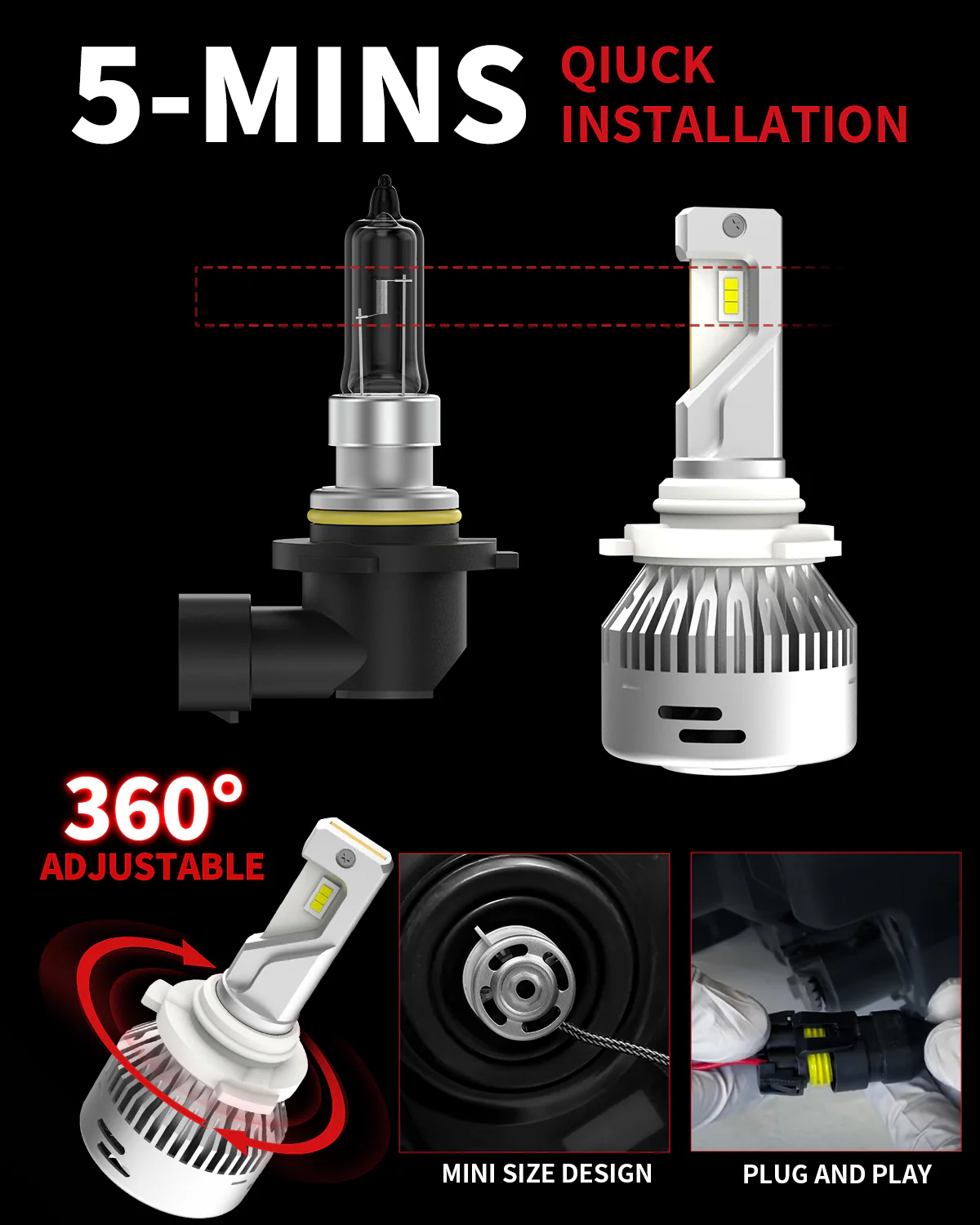 Fit for 2015-2019 Chevrolet Silverado 2500 3500 LED Bulbs Upgrade | Tested and Verified - Image 14