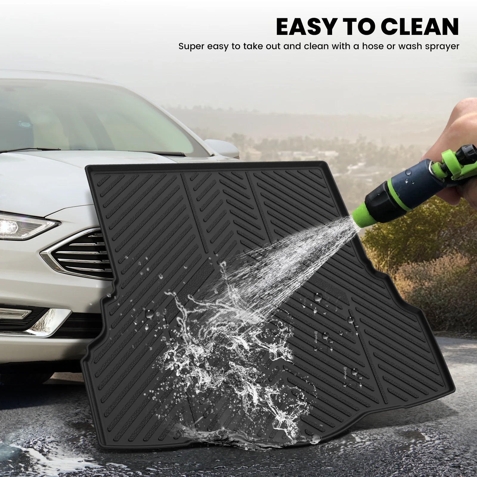 Fit for 2017-2020 Ford Fusion Custom Floor Mats or Cargo Mat - Image 18