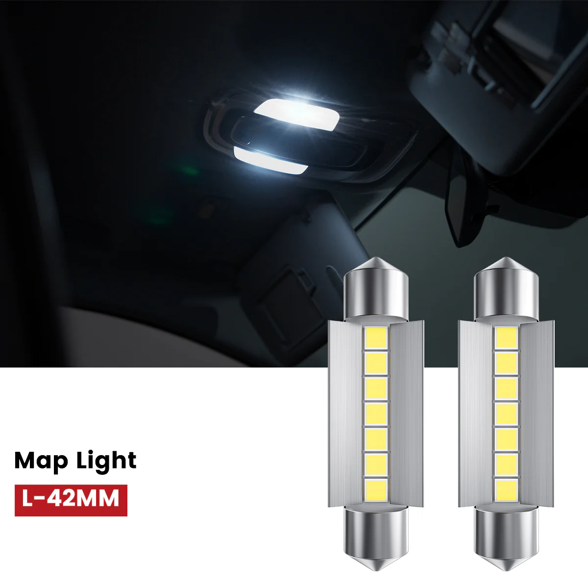 Fit for 2013-2016 Hyundai Santa Fe The Brightest LED Bulbs Upgrade | Tested and Verified - Image 57