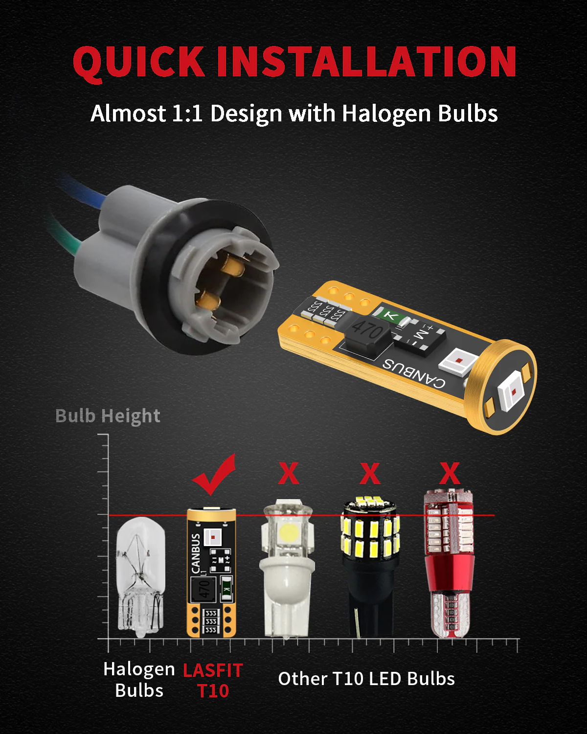 Fit for 2008 Mitsubishi Lancer LED 9006 Bulbs Exterior Interior Lights - Image 41