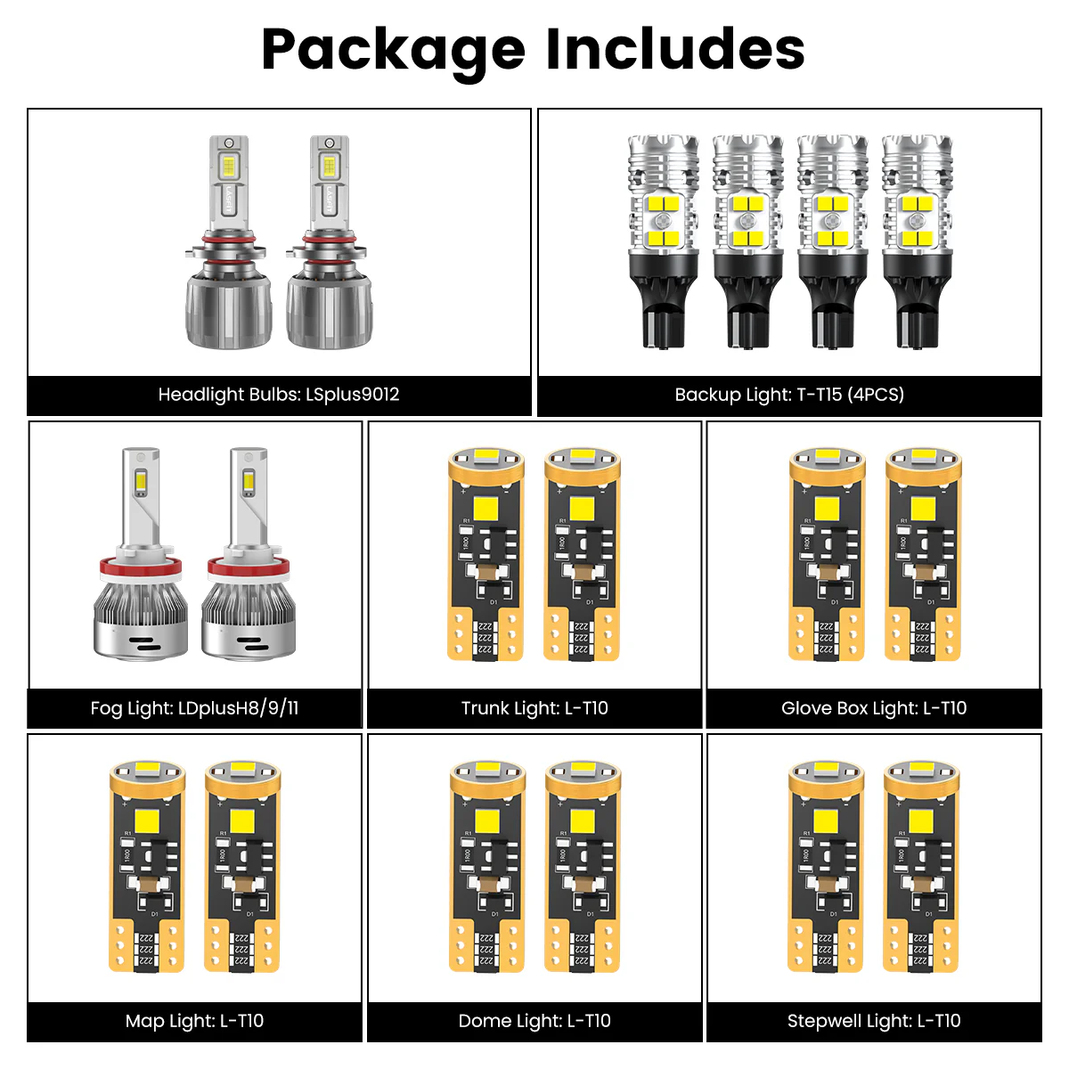 Fit for 2014-2015 Dodge Durango The Brightest LED Bulbs Upgrade | Tested and Verified - Image 2