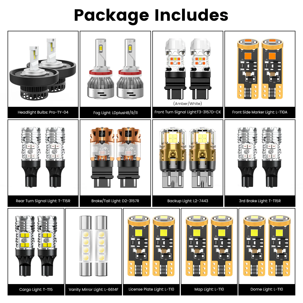 Custom Engineered for 2014-2017 Toyota Tundra LED Bulbs Upgrade - Image 56