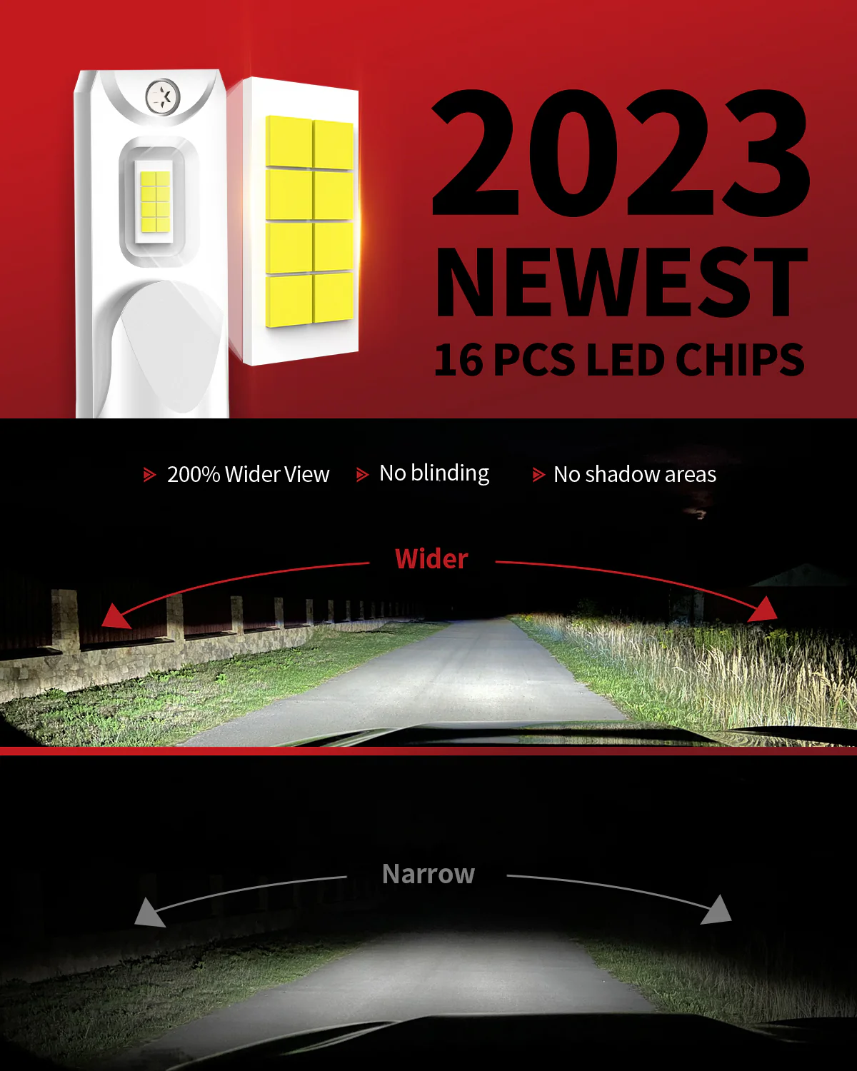 Fit for 2014-2019 Ford Fiesta LED Bulbs H11 Interior Exterior Light Plug and Play - Image 3