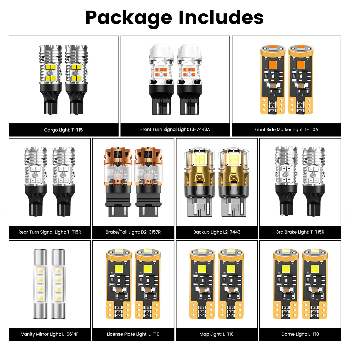Custom Engineered for 2018-2021 Toyota Tundra LED Bulbs Upgrade | Tested and Verified - Image 61
