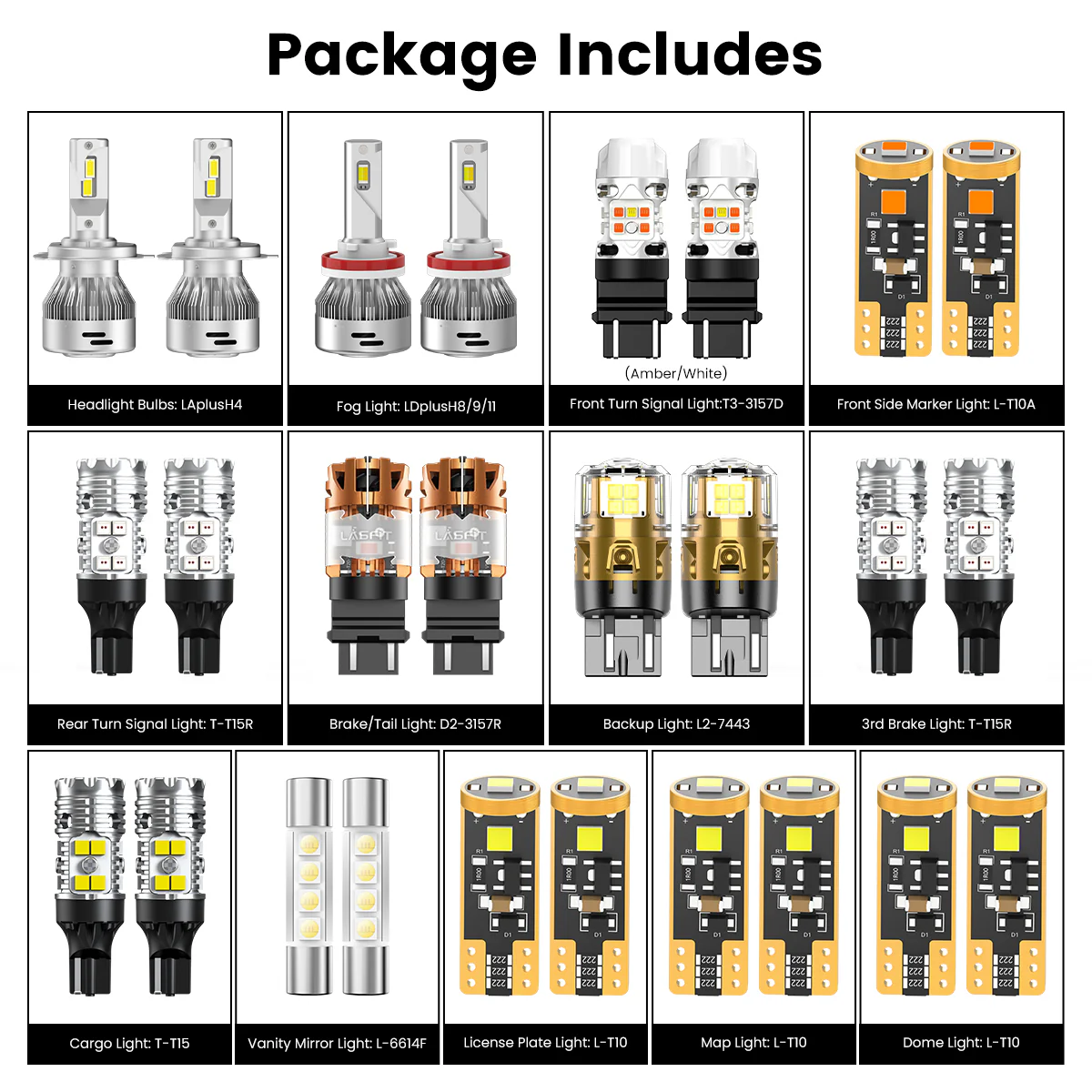 Custom Engineered for 2018-2021 Toyota Tundra LED Bulbs Upgrade | Tested and Verified - Image 64