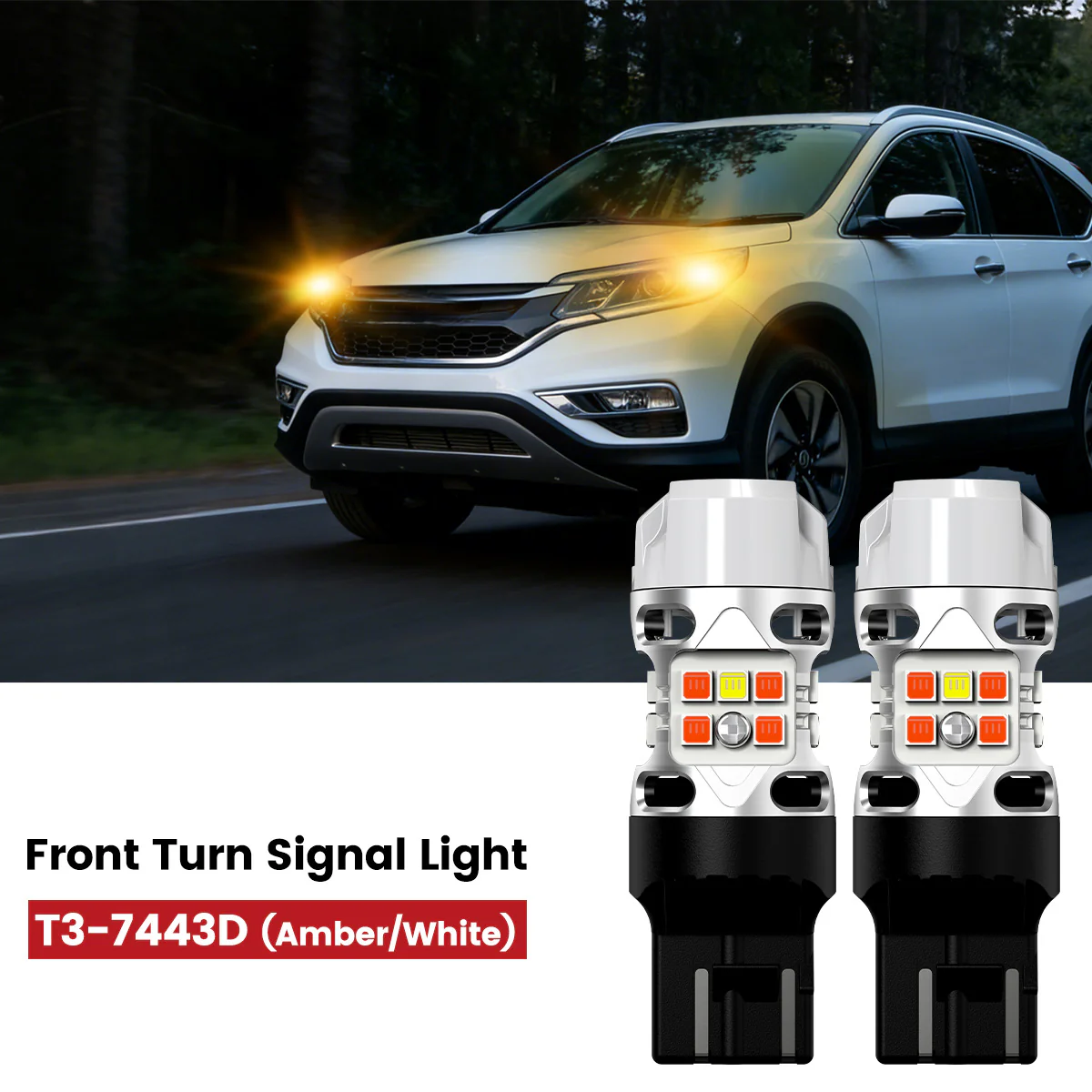 Fit for 2015-2016 Honda CR-V LED Bulbs H11 9005 Exterior Interior Lights Plug n Play - Image 19