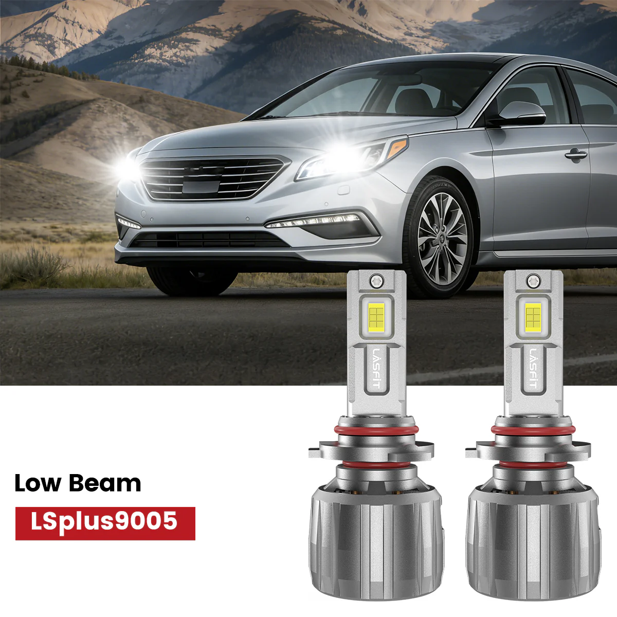 Fit for 2015-2016 Hyundai Sonata LED Bulbs 9005 Exterior Lights - Image 4