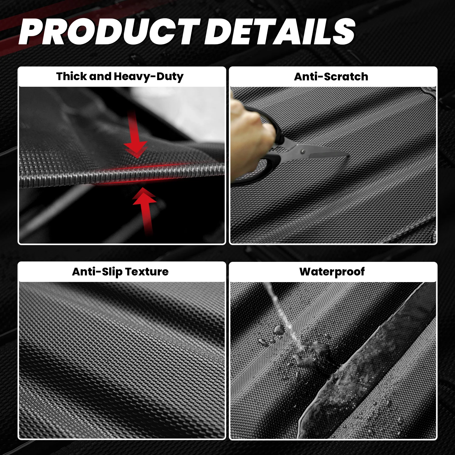 Fit for 2021-2023 Ford F-150 & F-150 Lightning Truck Bed Mat or Tailgate Mat, Not Fit Drop-in Liners - Image 3