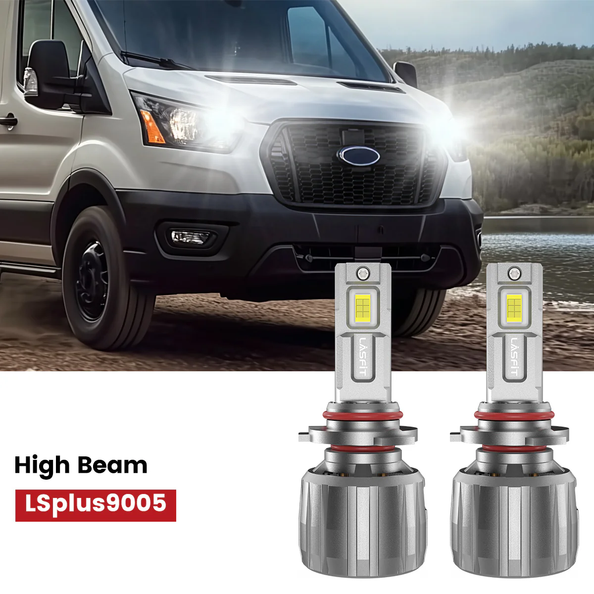 Fit for 2015-2025 Ford Transit-150/250/350 The Brightest LED Bulbs Upgrade | Tested and Verified - Image 14
