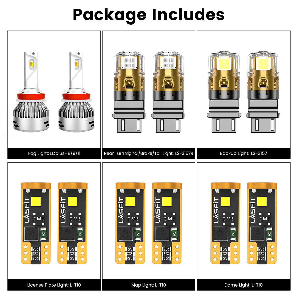 Fit for 2015-2025 Ford Transit-150/250/350 The Brightest LED Bulbs Upgrade | Tested and Verified - Image 8