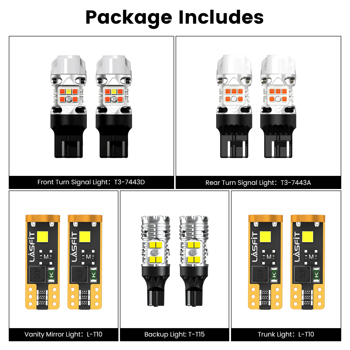 Fit for 2016-2019 Lexus RX LED Bulbs Upgrade | Tested and Verified - Image 2