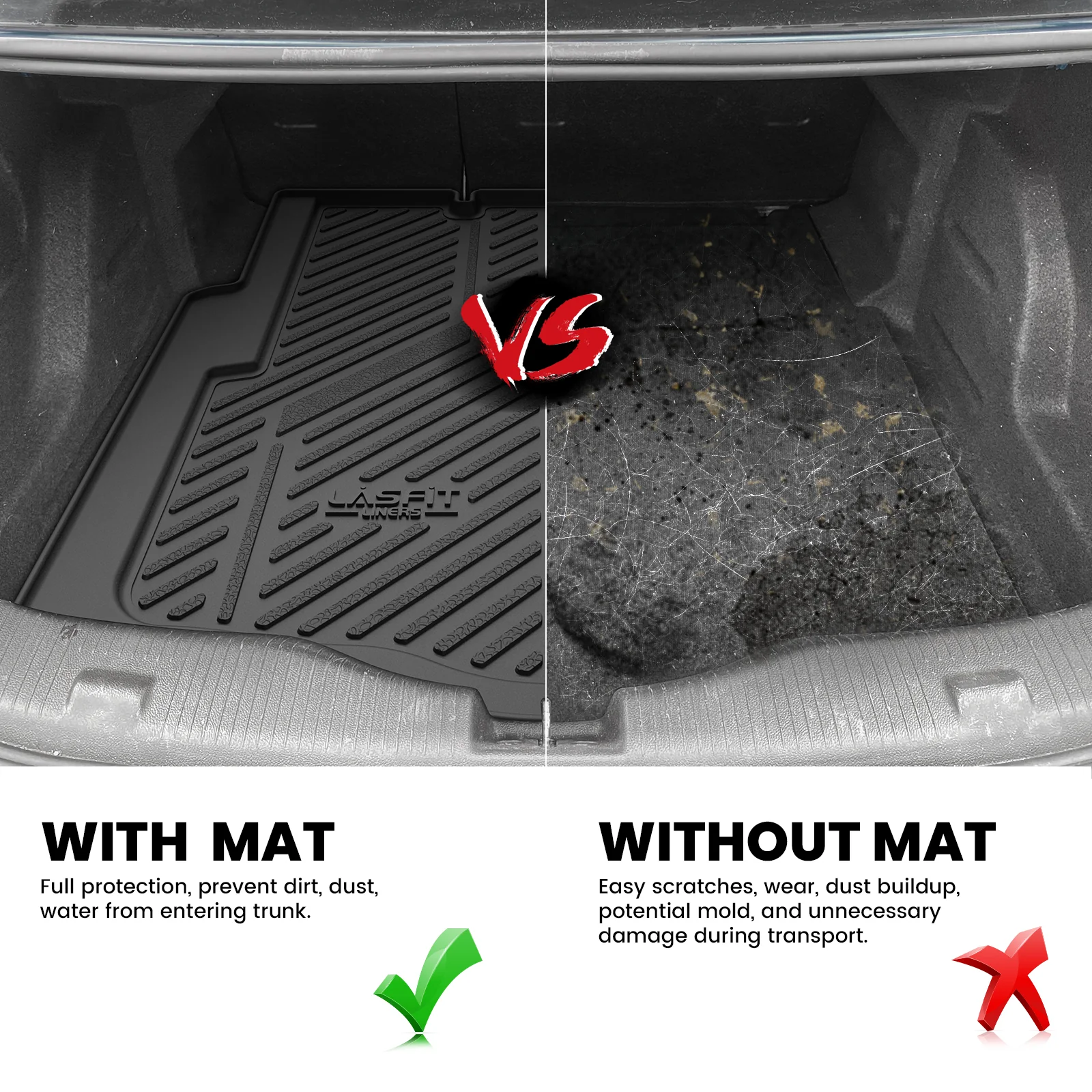 Fit for 2016-2020 Chevrolet Cruze Floor Mats or Cargo Mat, Not For 2016 Limited trim - Image 12