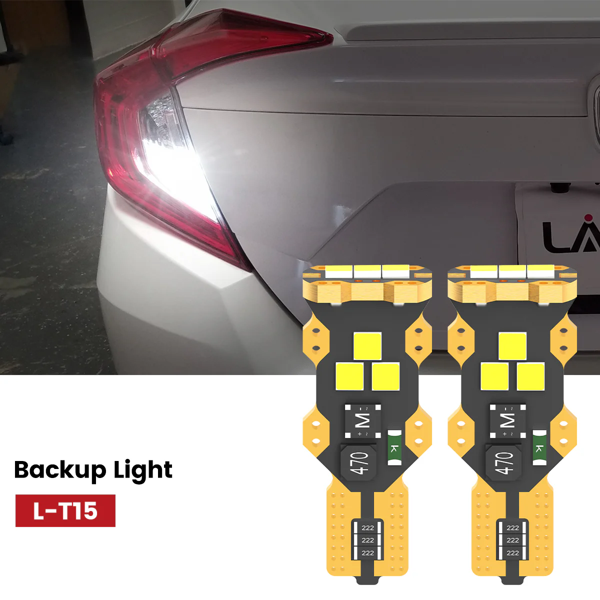 Fit for 2016-2021 Honda Civic Sedan Coupe Hatchback The Brightest LED Bulbs Upgrade | Tested and Verified - Image 34