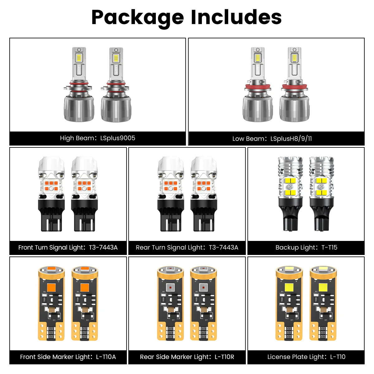 Fit for 2017-2018 Ford Escape The Brightest LED Bulbs Upgrade | Tested and Verified - Image 11