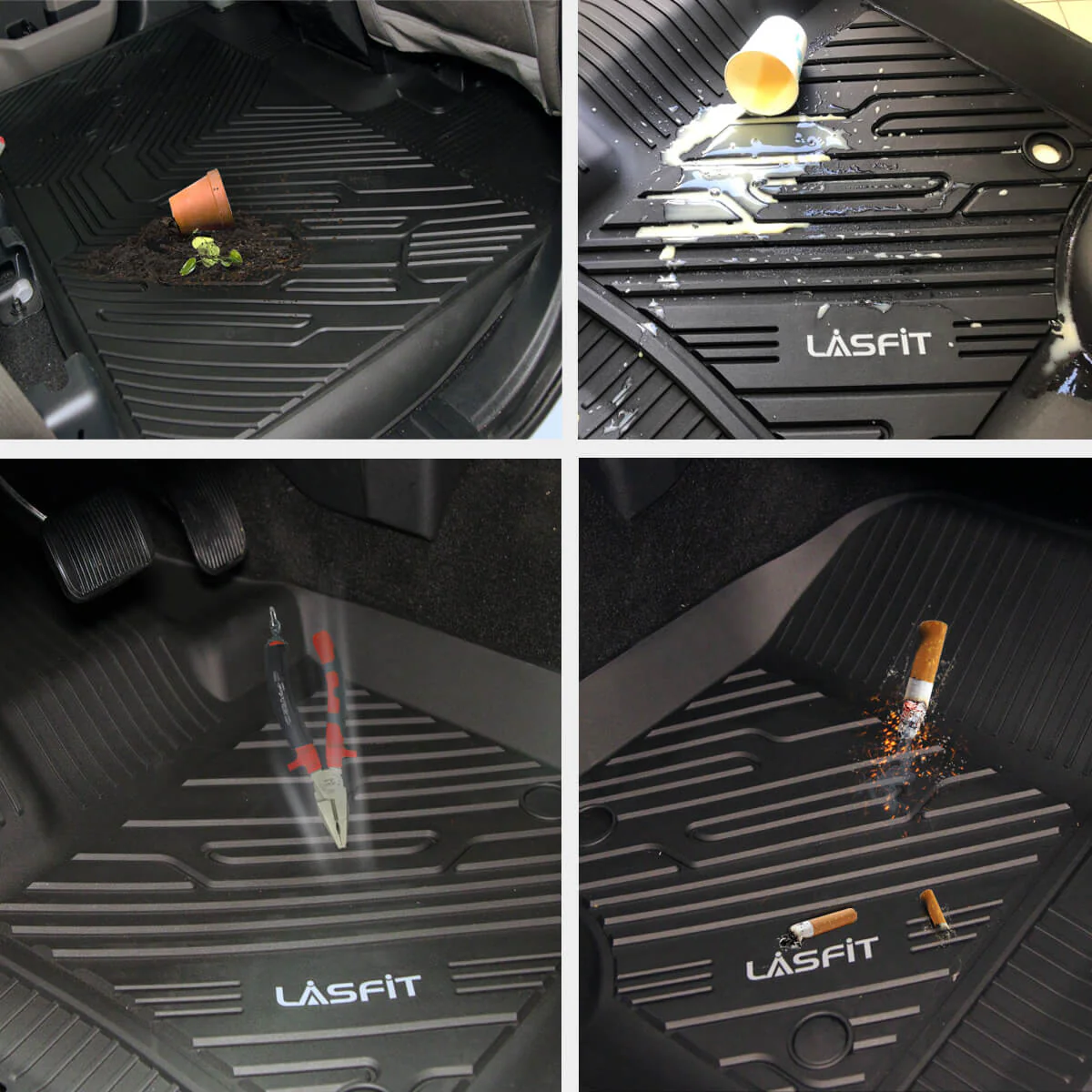Fit for 2017-2020 Ford Fusion Custom Floor Mats or Cargo Mat - Image 9
