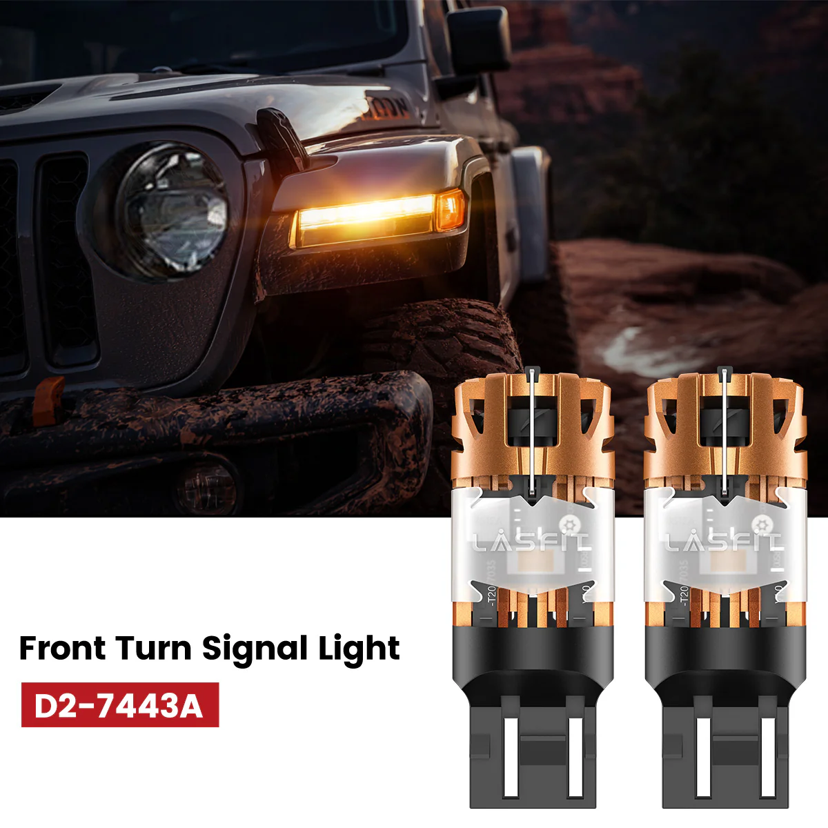 Fit for 2020-2025 Jeep Gladiator The Brightest LED Bulbs Upgrade | Tested and Verified - Image 18