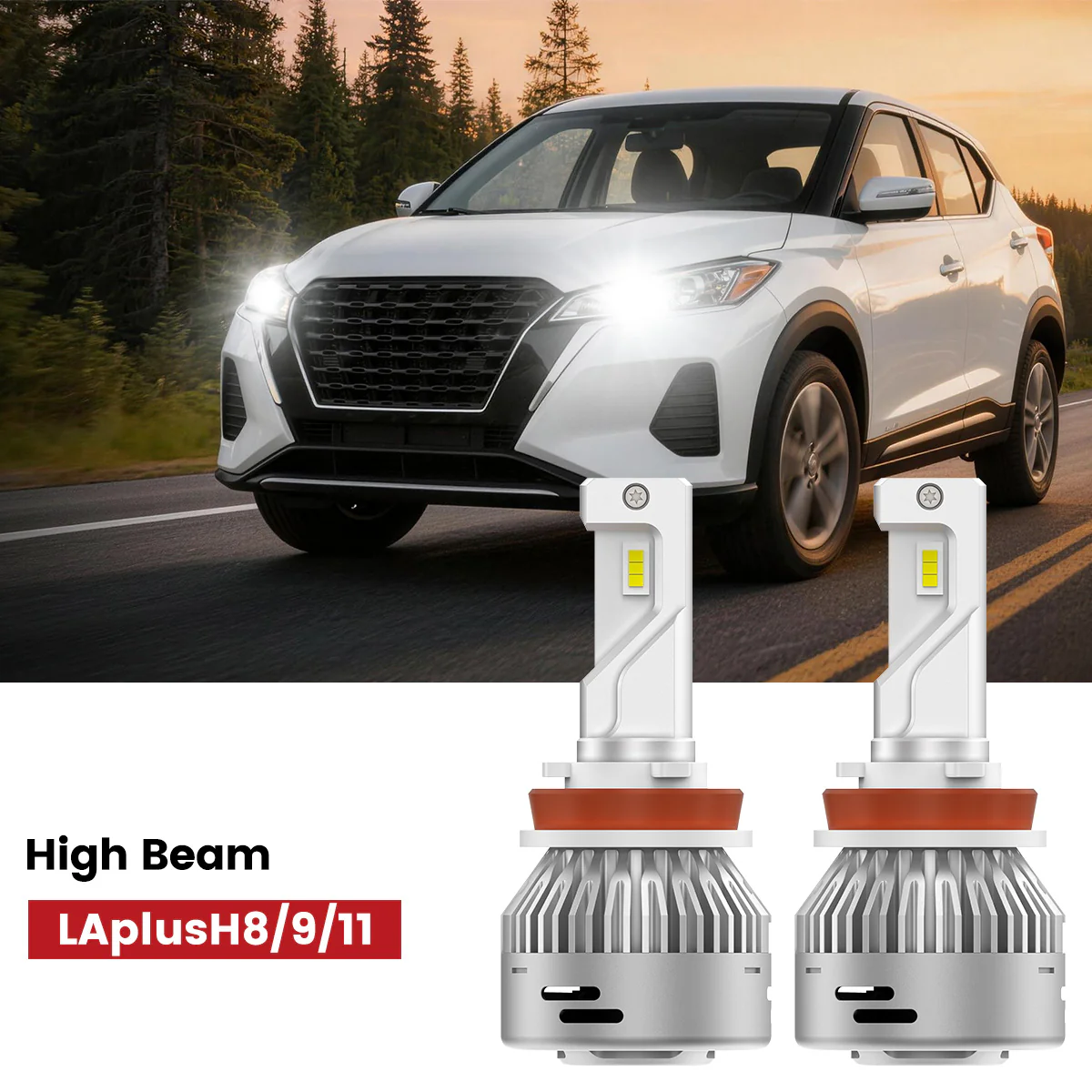 Fit for 2018-2024 Nissan Kicks H11 H9 LED Bulbs - Upgraded Series - Image 10