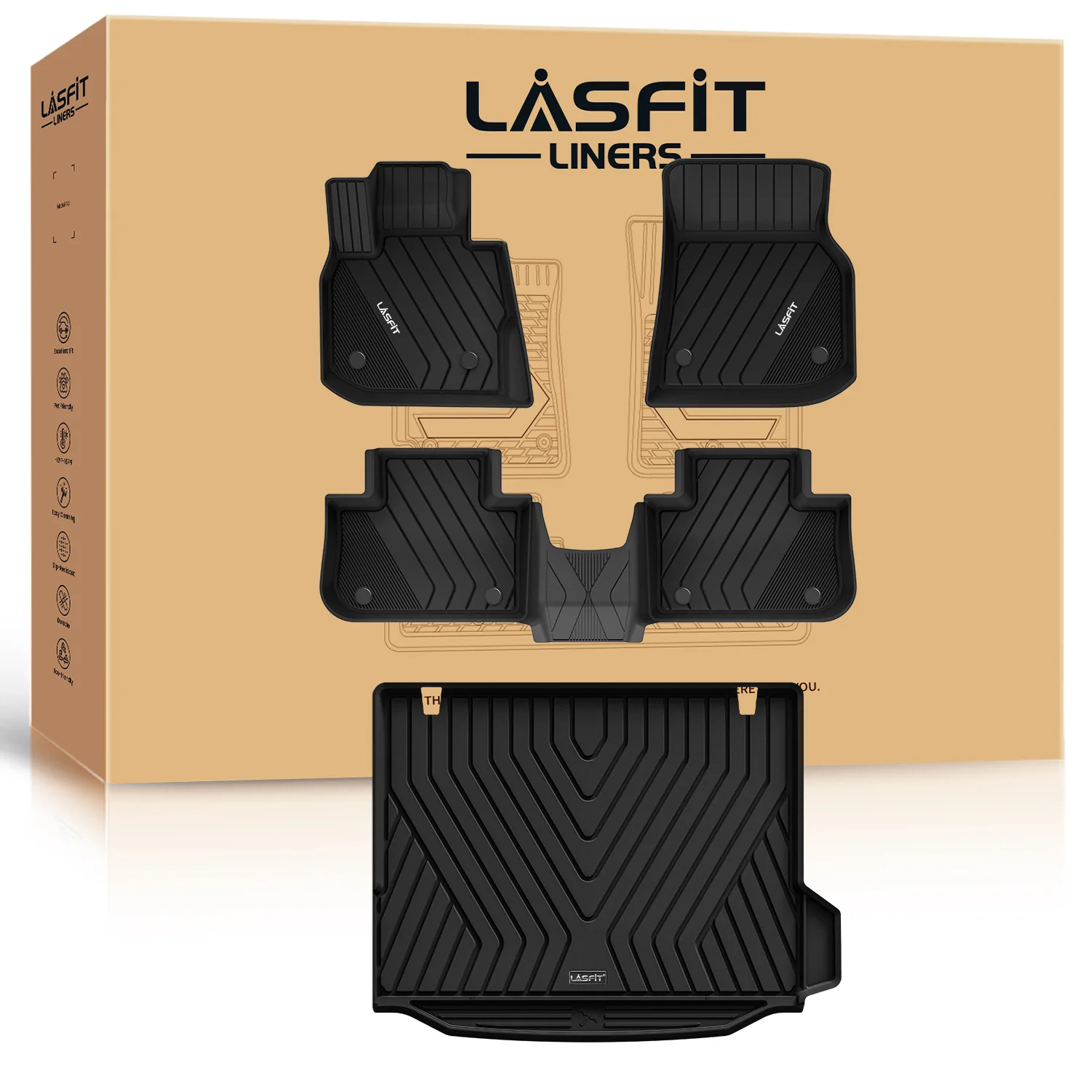 Fit for 2018-2024 BMW X3 Custom Floor Mats or Cargo Mat - Image 10