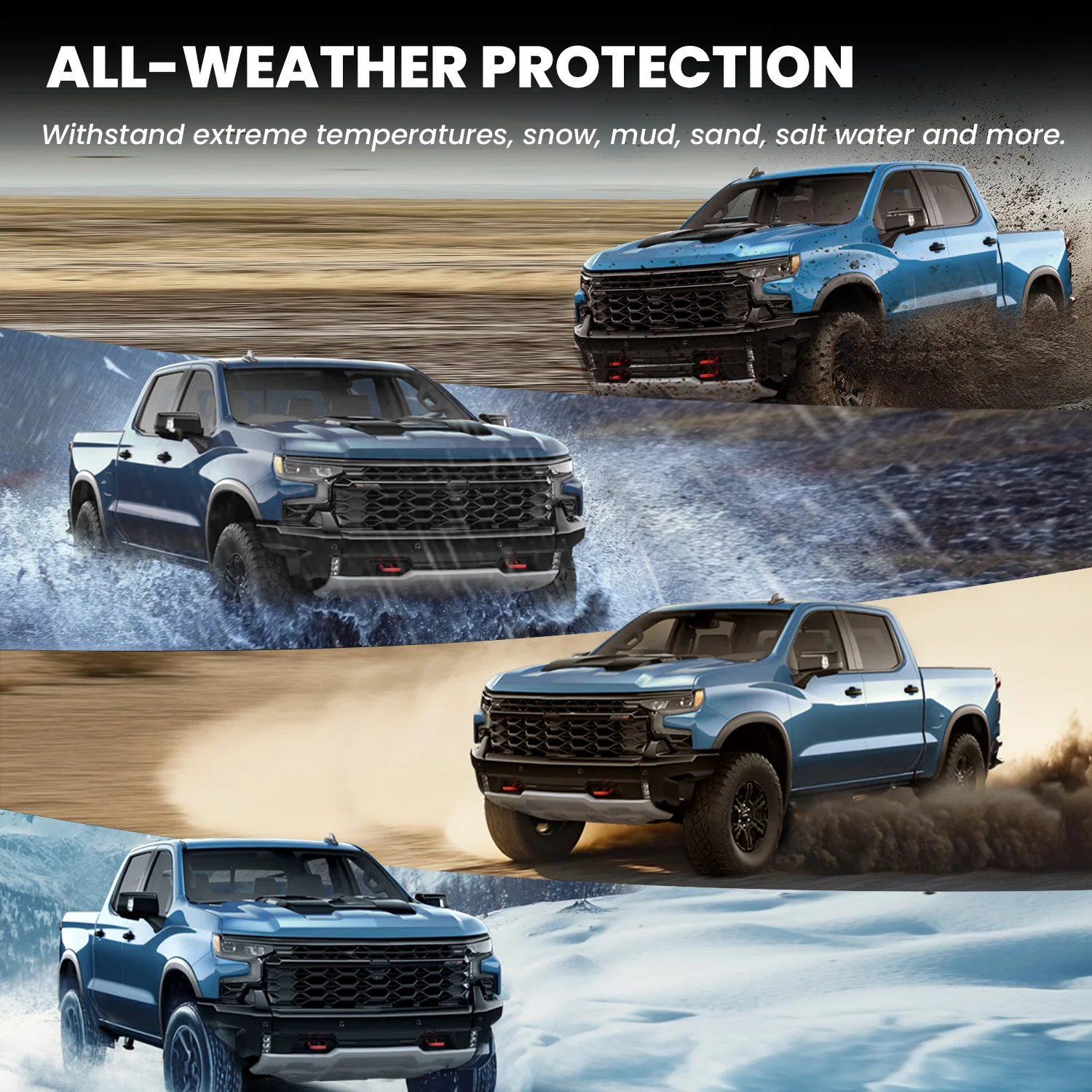 Fit for 2019-2026 Chevrolet Silverado 1500 Floor Mats, Fit Carpet Floor Only, Not Fit 2019 Silverado 1500 LD - Image 32