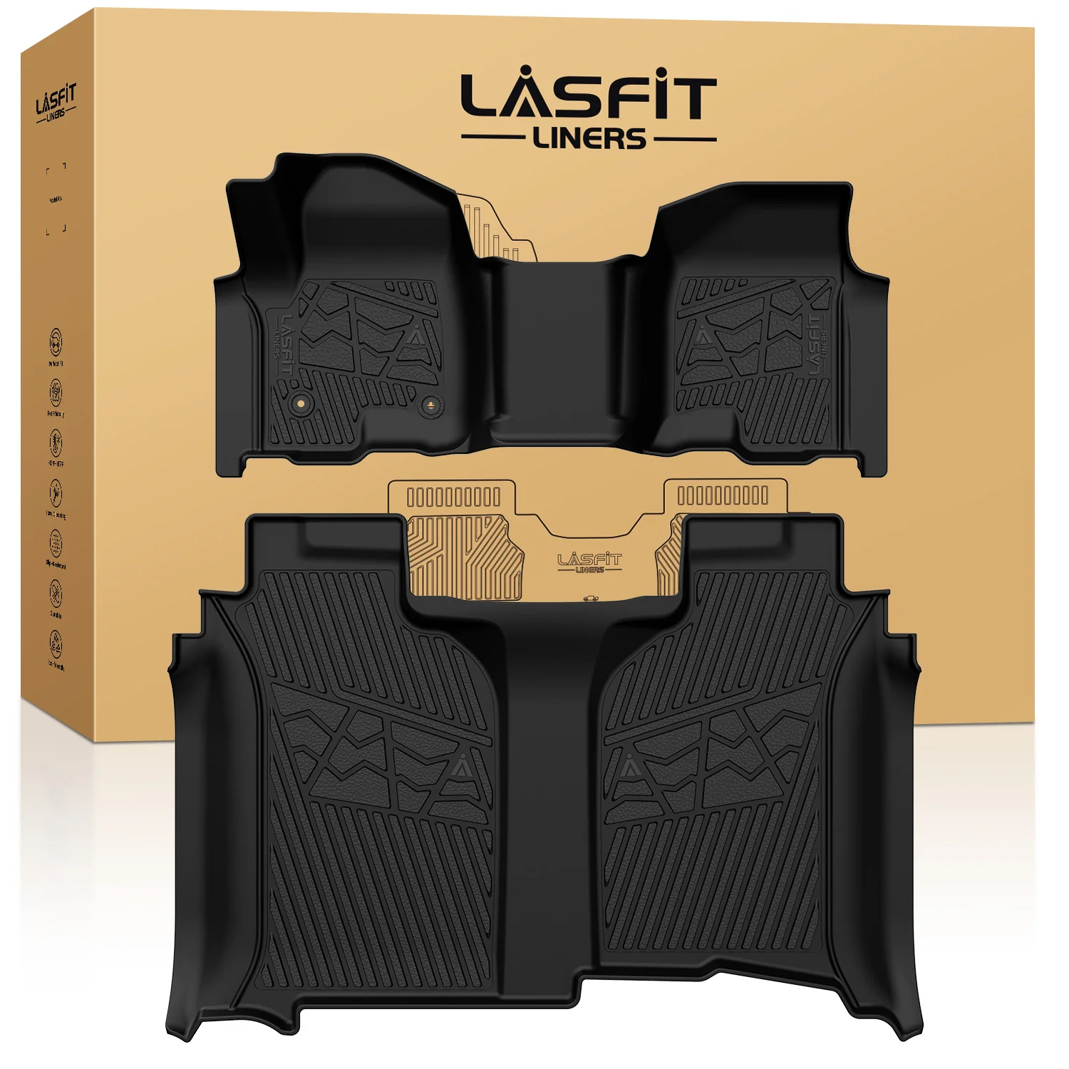 Fit for 2019-2026 Chevrolet Silverado 1500 Floor Mats, Fit Carpet Floor Only, Not Fit 2019 Silverado 1500 LD - Image 48