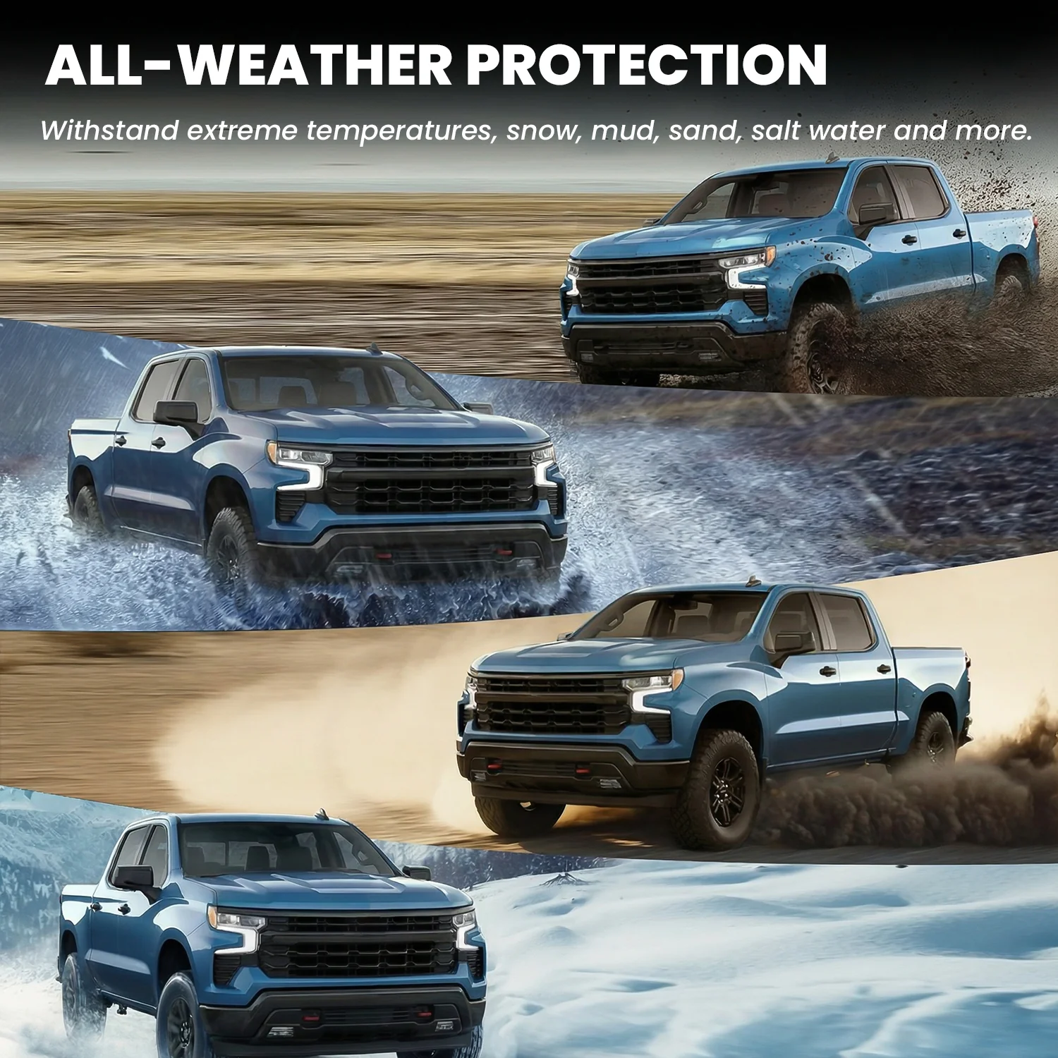 Fit for 2019-2026 Chevrolet Silverado 1500 Floor Mats, Fit Carpet Floor Only, Not Fit 2019 Silverado 1500 LD - Image 51