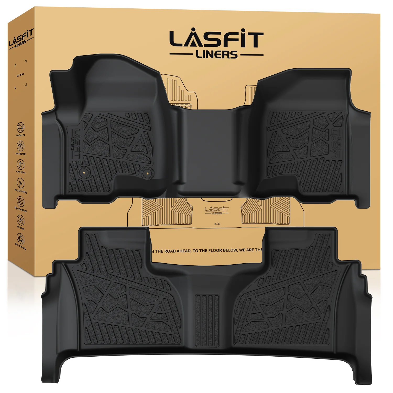 Fit for 2019-2026 Chevrolet Silverado 1500 Floor Mats, Fit Carpet Floor Only, Not Fit 2019 Silverado 1500 LD - Image 57