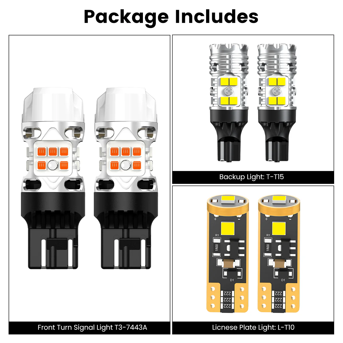Fit for 2019-2021 GMC Sierra 1500 LED Bulbs Upgrade | Tested and Verified - Image 9