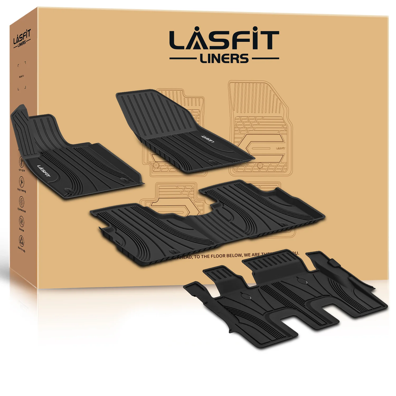 Fit for 2020-2025 Hyundai Palisade Custom Floor Mats or Seatback & Cargo Mat - Image 13