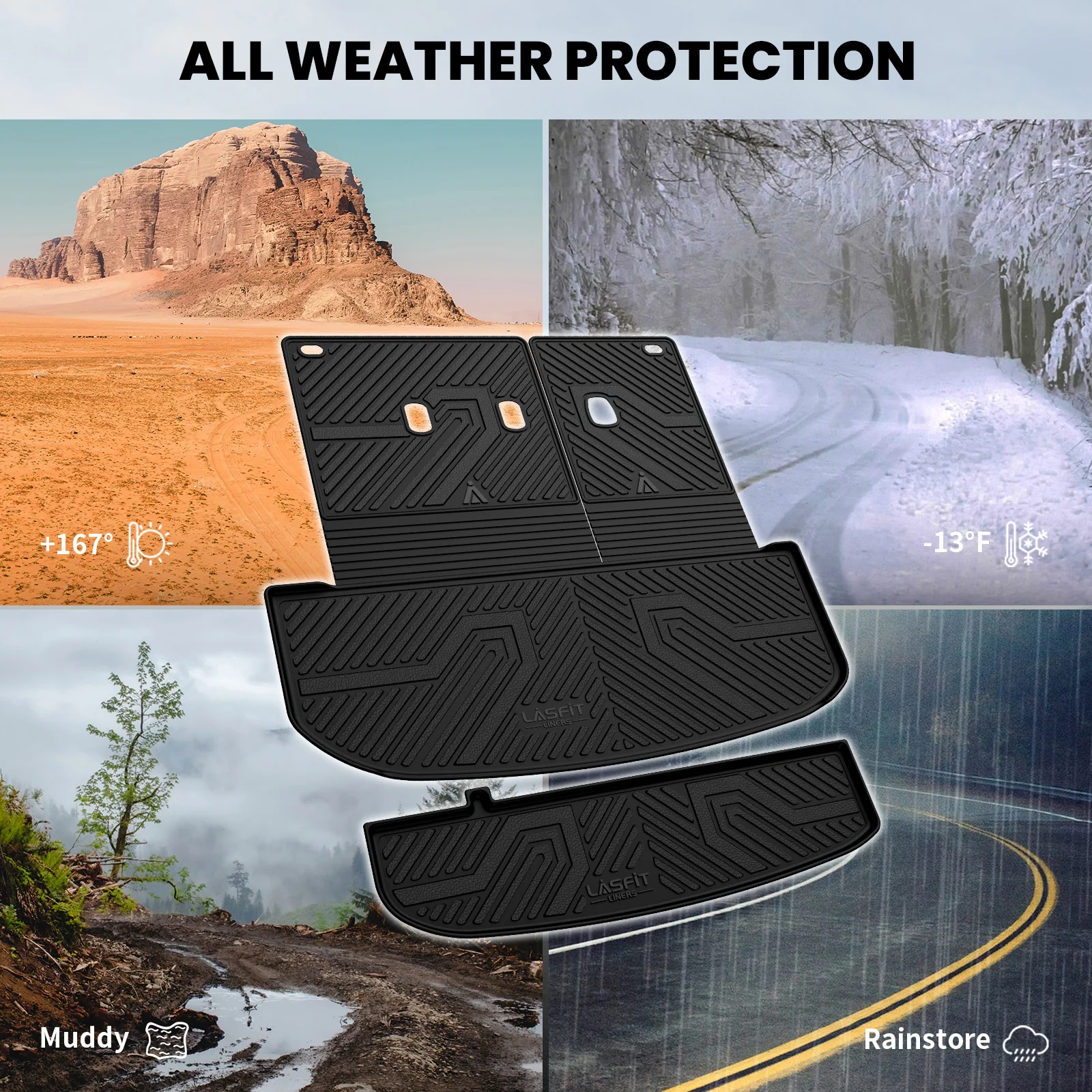 Fit for 2020-2025 Hyundai Palisade Custom Floor Mats or Seatback & Cargo Mat - Image 18