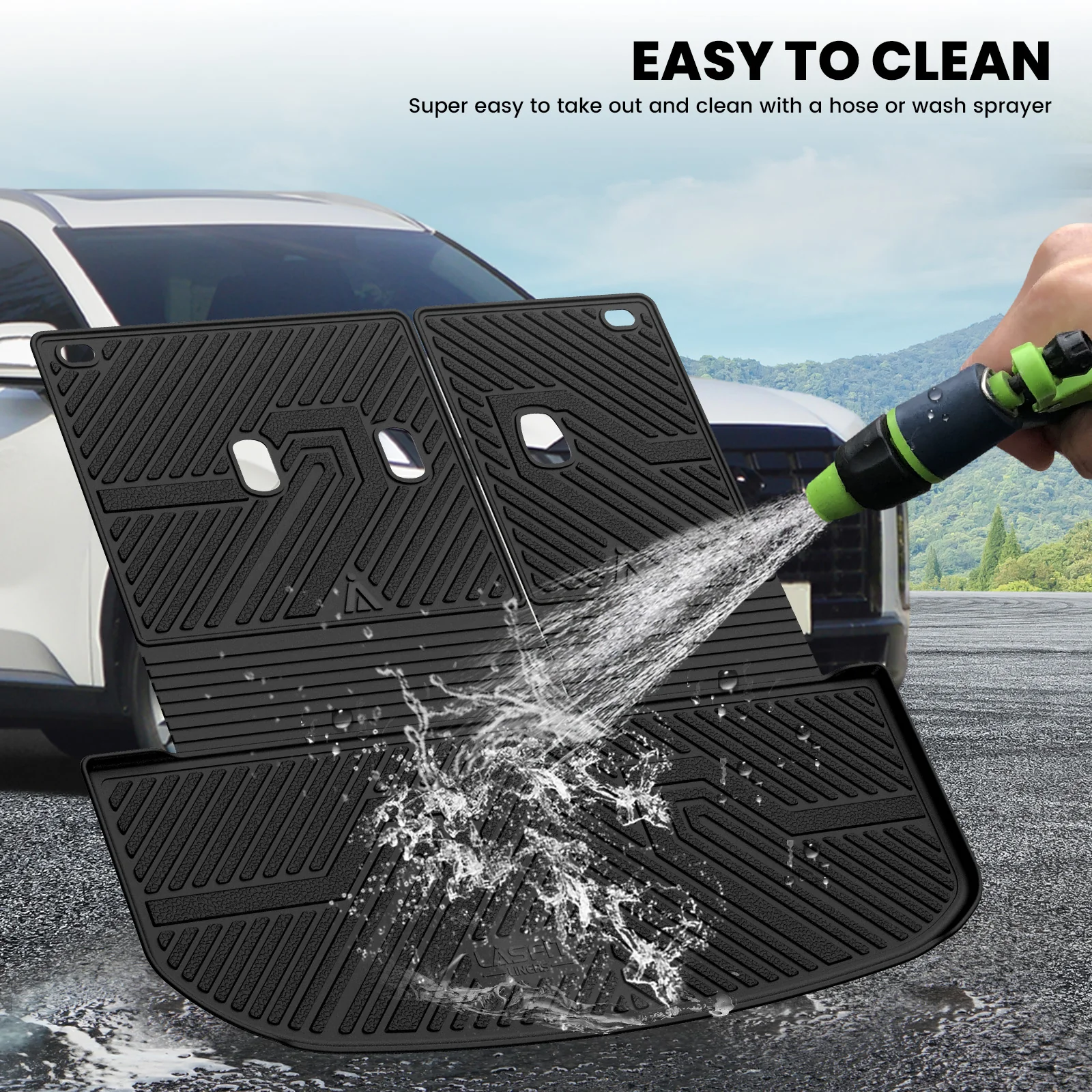 Fit for 2020-2025 Hyundai Palisade Custom Floor Mats or Seatback & Cargo Mat - Image 19