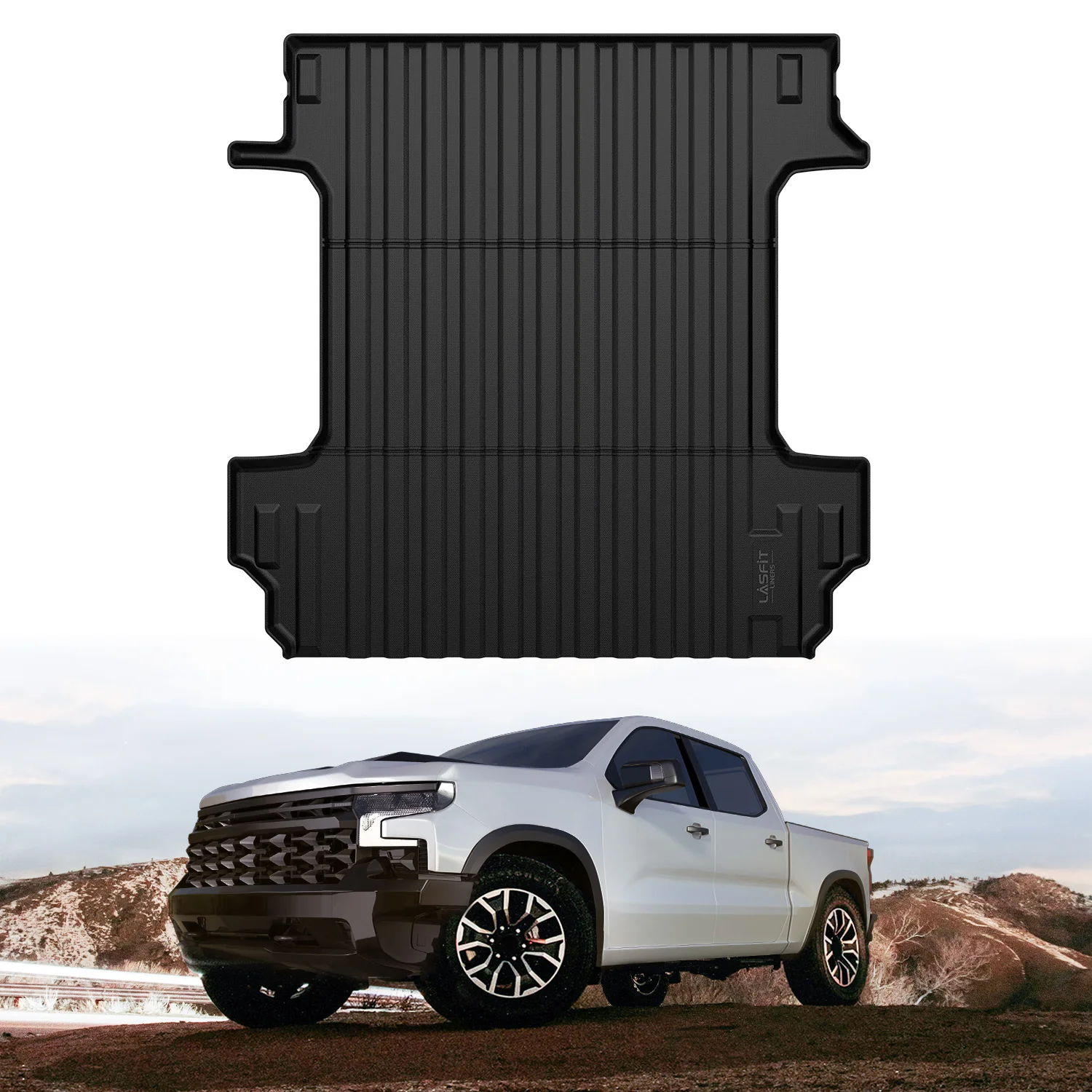 Fit for 2019-2026 Chevrolet Silverado 1500 Truck Bed Mat or Tailgate Mat, Not for 2019 Silverado LD - Image 11