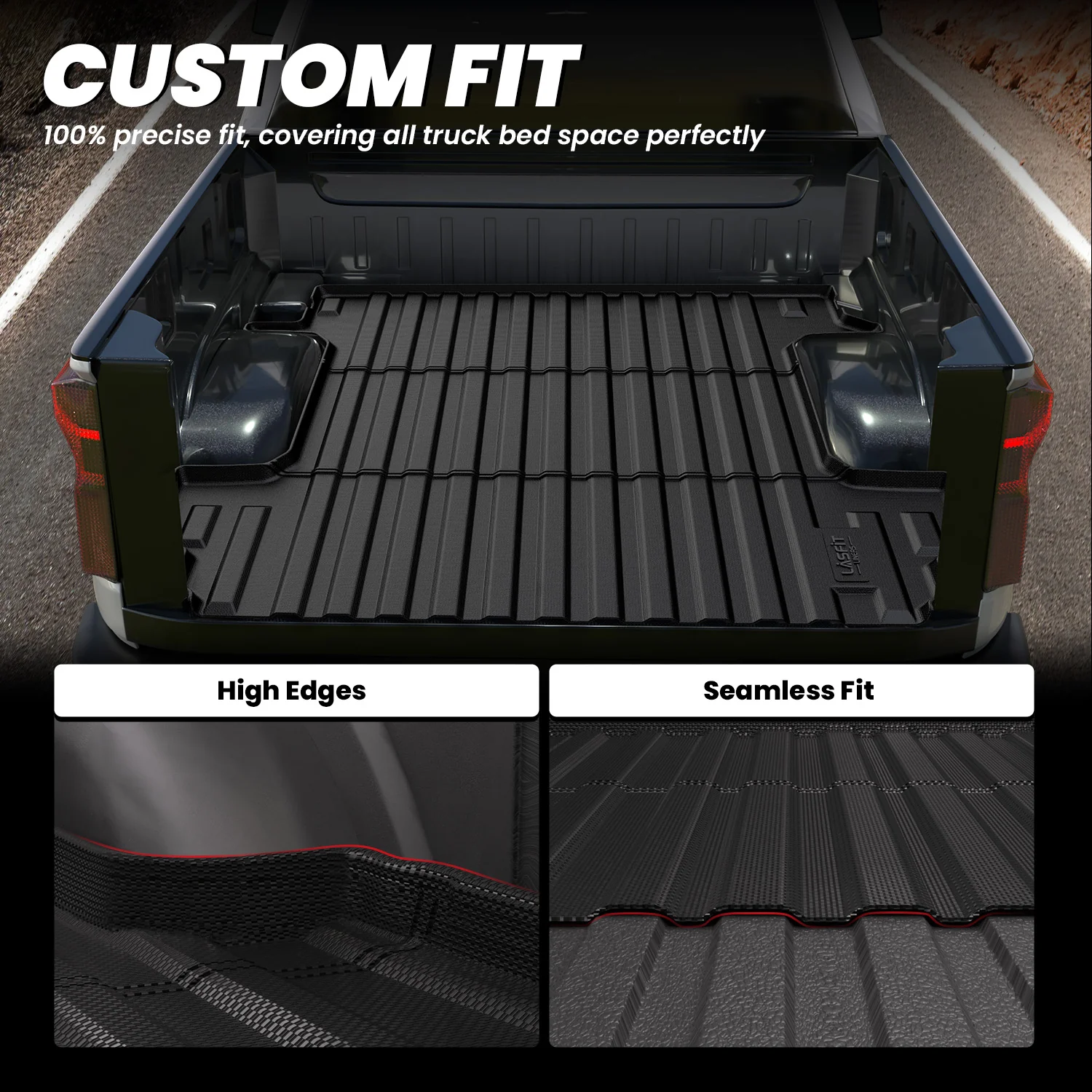 Fit for 2019-2026 Chevrolet Silverado 1500 Truck Bed Mat or Tailgate Mat, Not for 2019 Silverado LD - Image 3